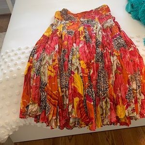 Beautiful multi colored pleated skirt. Like new!